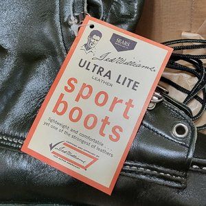 Vintage Sears Ted Williams leather sport boots